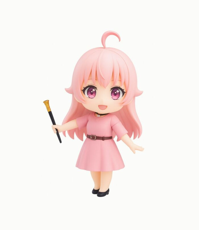 Pink magical girl figure
