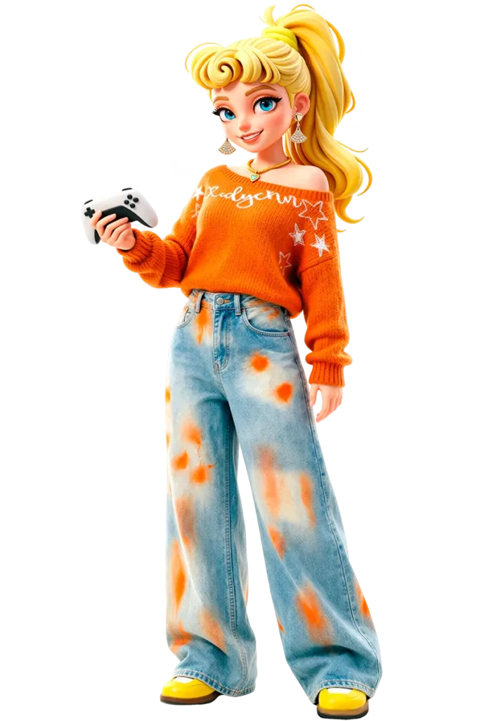 Callie, the gamer and programmer of ShinneMuse