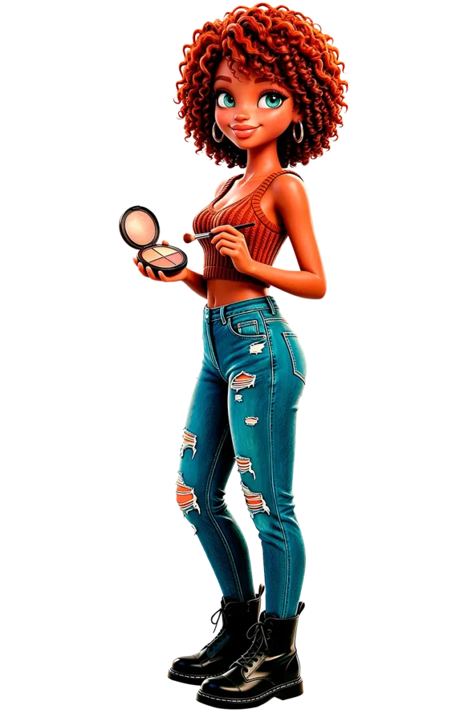 Holly, the makeup artist of ShinneMuse