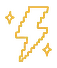 callie decor small pixel lightning